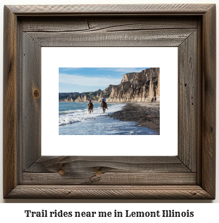 trail rides near me in Lemont, Illinois